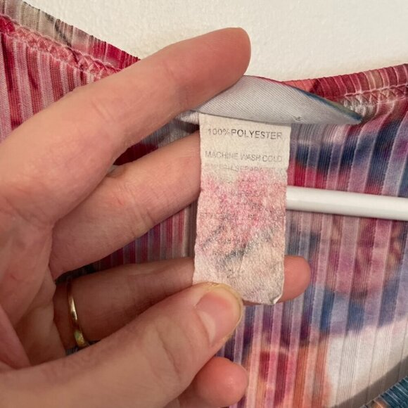 DRESSBARN DRESS BARN Plus Size Multi Floral Sublimation Short Sleeve Y2K Blouse - Picture 8 of 11